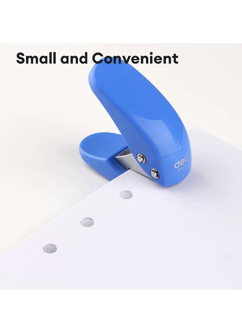 Deli 4-Piece Mini Single Hole Paper Punch Multicolour - Image 3