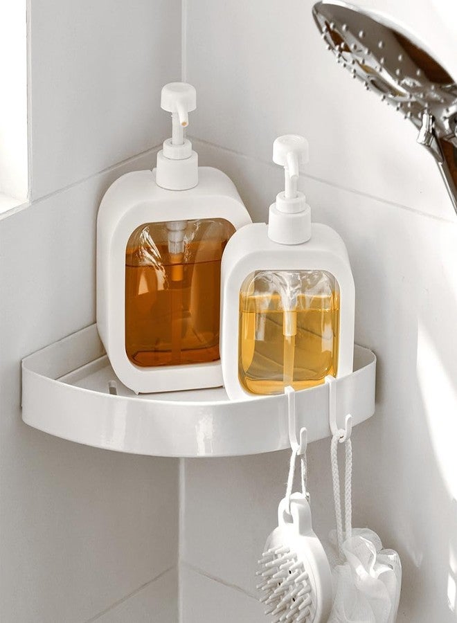 APURK Soap Dispenser | Plastic Refillable Shampoo/Shower/Lotion/Sanitizer Organizer Bottle Pump | Handwash Dispenser Bottle for Bathroom/Kitchen/Washbasin (Multicolor)(300ml) (1) - Image 3