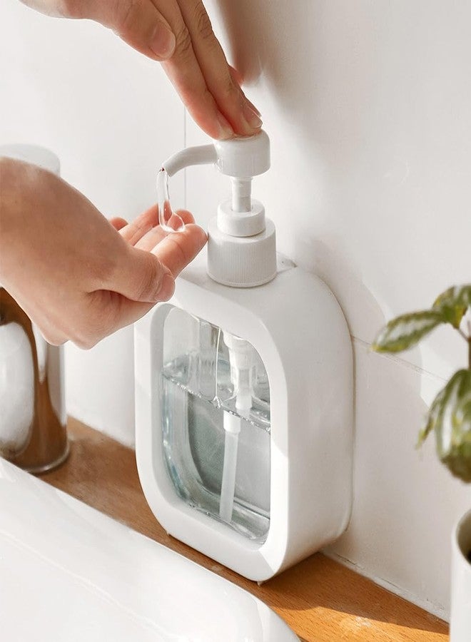 APURK Soap Dispenser | Plastic Refillable Shampoo/Shower/Lotion/Sanitizer Organizer Bottle Pump | Handwash Dispenser Bottle for Bathroom/Kitchen/Washbasin (Multicolor)(300ml) (1) - Image 2