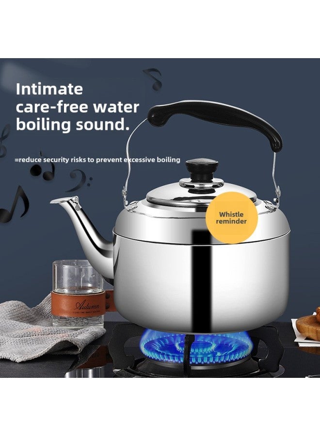 Stainless Steel Boasting Water Sound Kettle Large Capacity Teapot Household Special Thick Medium Package Kettle Induction Cooker Gas Universal Kettle-Capacity:7L Sound Pot (with Magnetic)  - Image 2