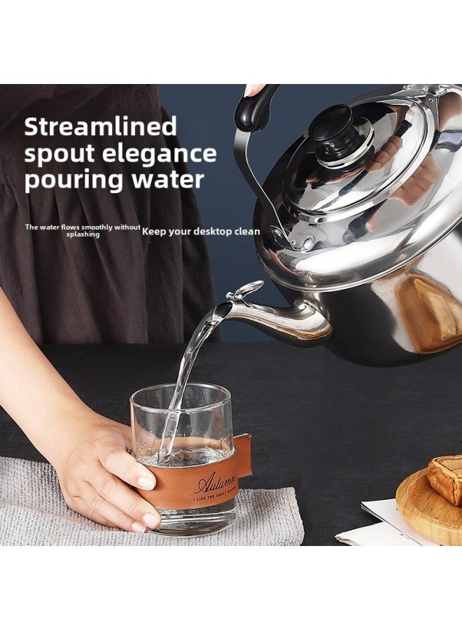 Stainless Steel Boasting Water Sound Kettle Large Capacity Teapot Household Special Thick Medium Package Kettle Induction Cooker Gas Universal Kettle-Capacity:7L Sound Pot (with Magnetic)  - Image 4