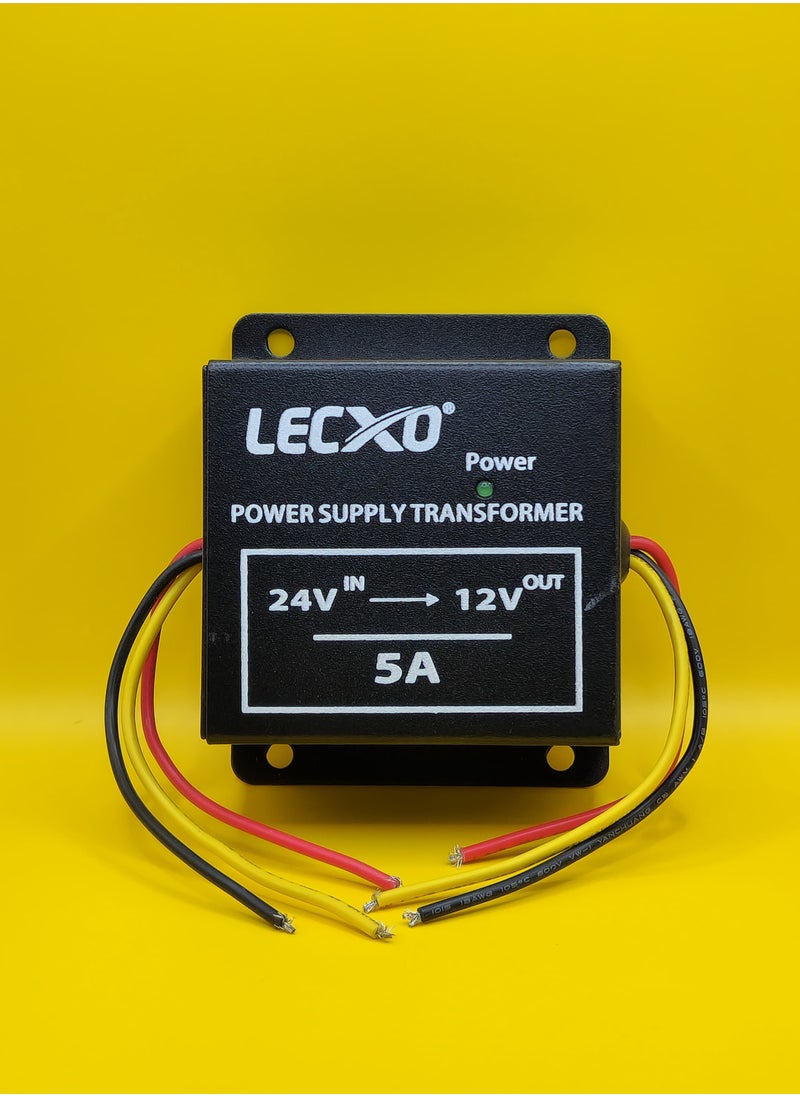 Lecxo Lecxo Car Converter 24V-In 12V5A-Out  - Image 1