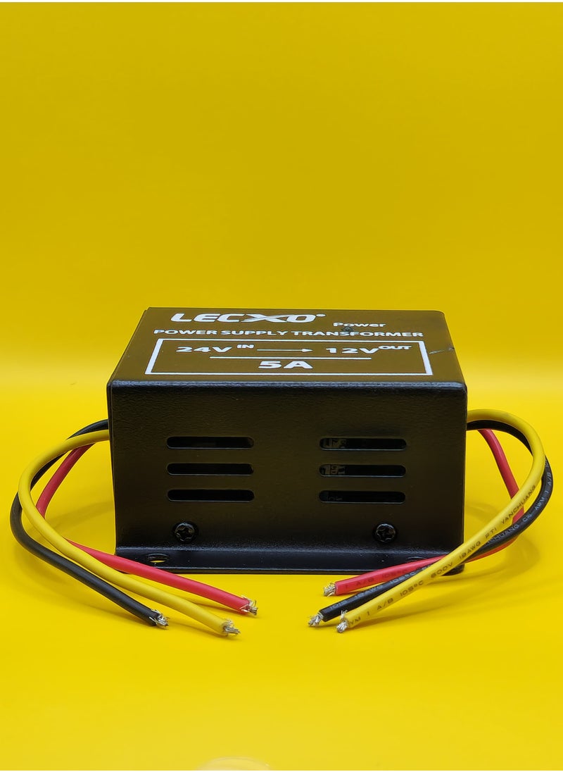 Lecxo Lecxo Car Converter 24V-In 12V5A-Out  - Image 2