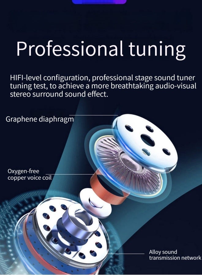 سماعة بلوتوث مع حمالة 5.0 لاسلكية مخصصة للرقبة للرياضة والجري (أحمر) - Image 3