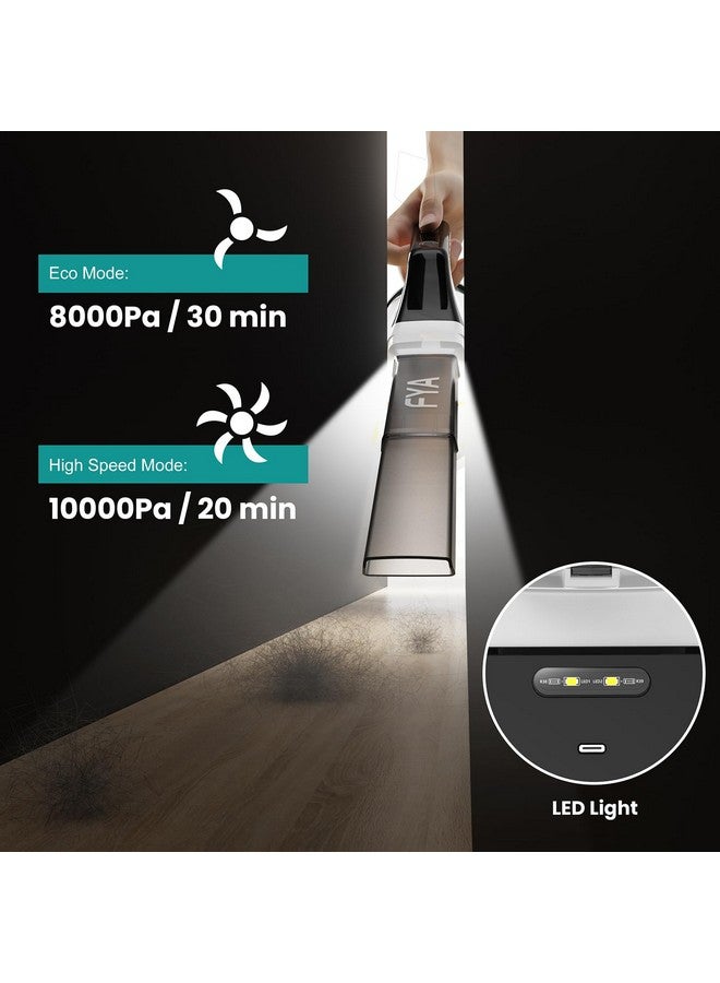 FYA 5-in-1 Wireless Handheld Vacuum Car Vacuum Cleaner with LED Light for Home, 10kpa Powerful Suction Lightweight Portable Vacuum for Pet, Cordless Vacuum for Carpet Stairs Pet Hair Deep Cleaning - Image 5