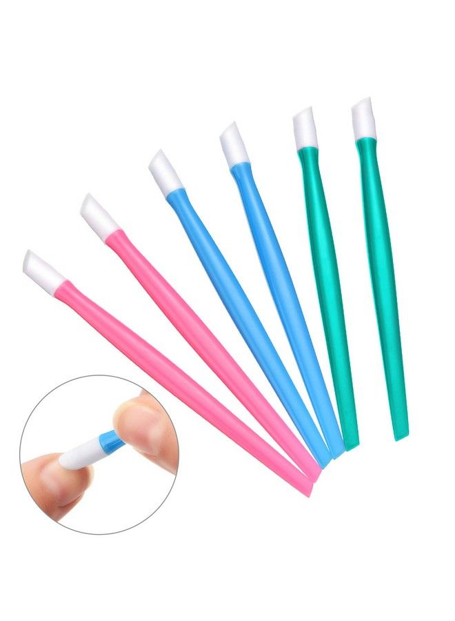 BBTO 30 قطعة من أداة دفع الجلد حول الأظافر بمقبض بلاستيكي وبدلاء مطاطية لتنظيف الأظافر أداة فناجين ملونة للرجال والنساء عيد الميلاد عيد الحب - Image 5