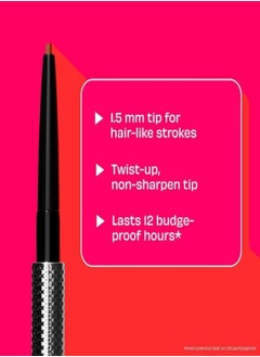 benefit Benefit Cosmetics Precisely, My Brow Pencil Waterproof Eyebrow Definer Shade 3.75 – Warm Medium, 0.03g  - Image 2