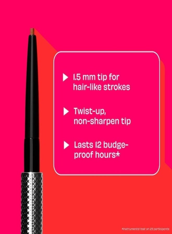 benefit Benefit Cosmetics Precisely, My Brow Pencil Waterproof Eyebrow Definer Shade 3.75 – Warm Medium, 0.03g  - Image 2