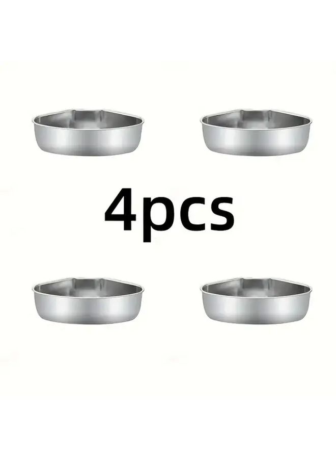 4 Piece Stainless Steel Steamer Tray Set Fan Shaped Steamer Box For Rice Cooker Wrinkle Resistant Heat Resistant Washable Cooking Accessories - Image 4