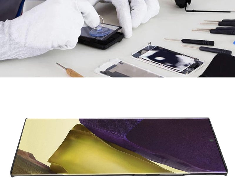 استبدال شاشة LCD لجهاز Note 20 Ultra 5G N986B، مجموعة الرقمنة LED مع أداة التفكيك، اختبار مراقبة الجودة الصارم قبل الشحن، تركيب احترافي - Image 3