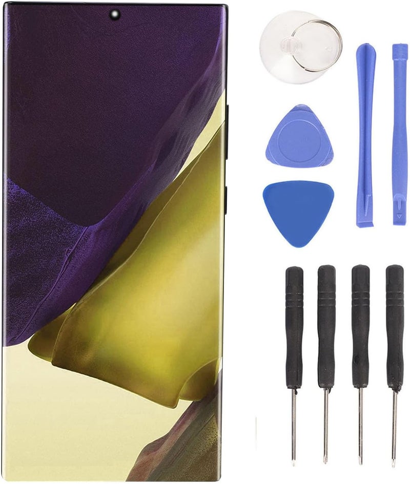 استبدال شاشة LCD لجهاز Note 20 Ultra 5G N986B، مجموعة الرقمنة LED مع أداة التفكيك، اختبار مراقبة الجودة الصارم قبل الشحن، تركيب احترافي - Image 1