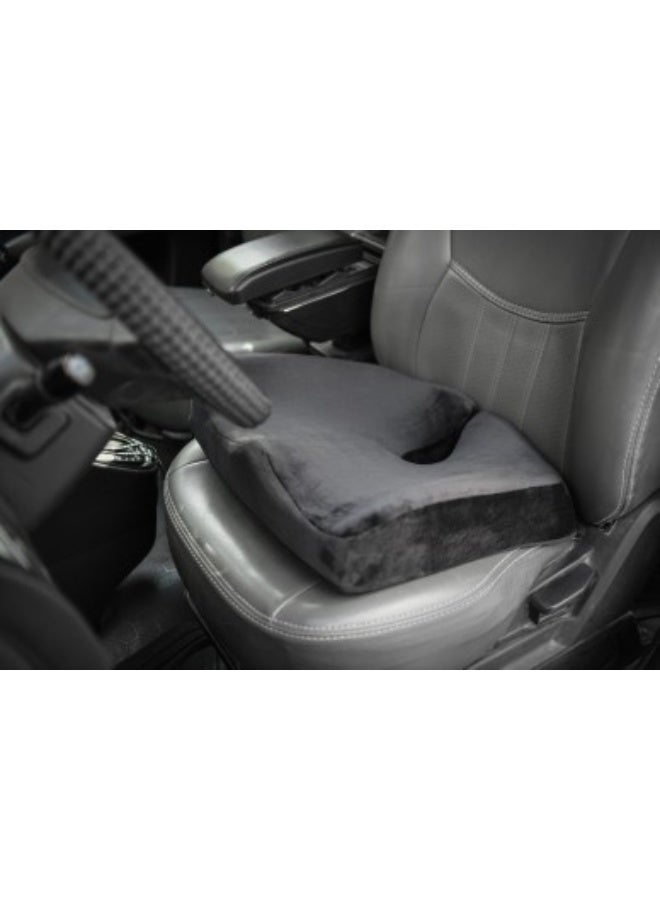 Max Comfort Advanced Medical Memory Foam Fistula Seat for Pain Relief from Prolonged Sitting, Ergonomic U-Shaped Support, Stylish Black - Image 3