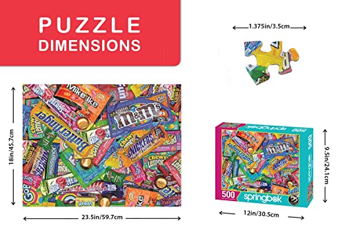Springbok's 500 Piece Jigsaw Puzzle Sweet Tooth, Multi - Image 4