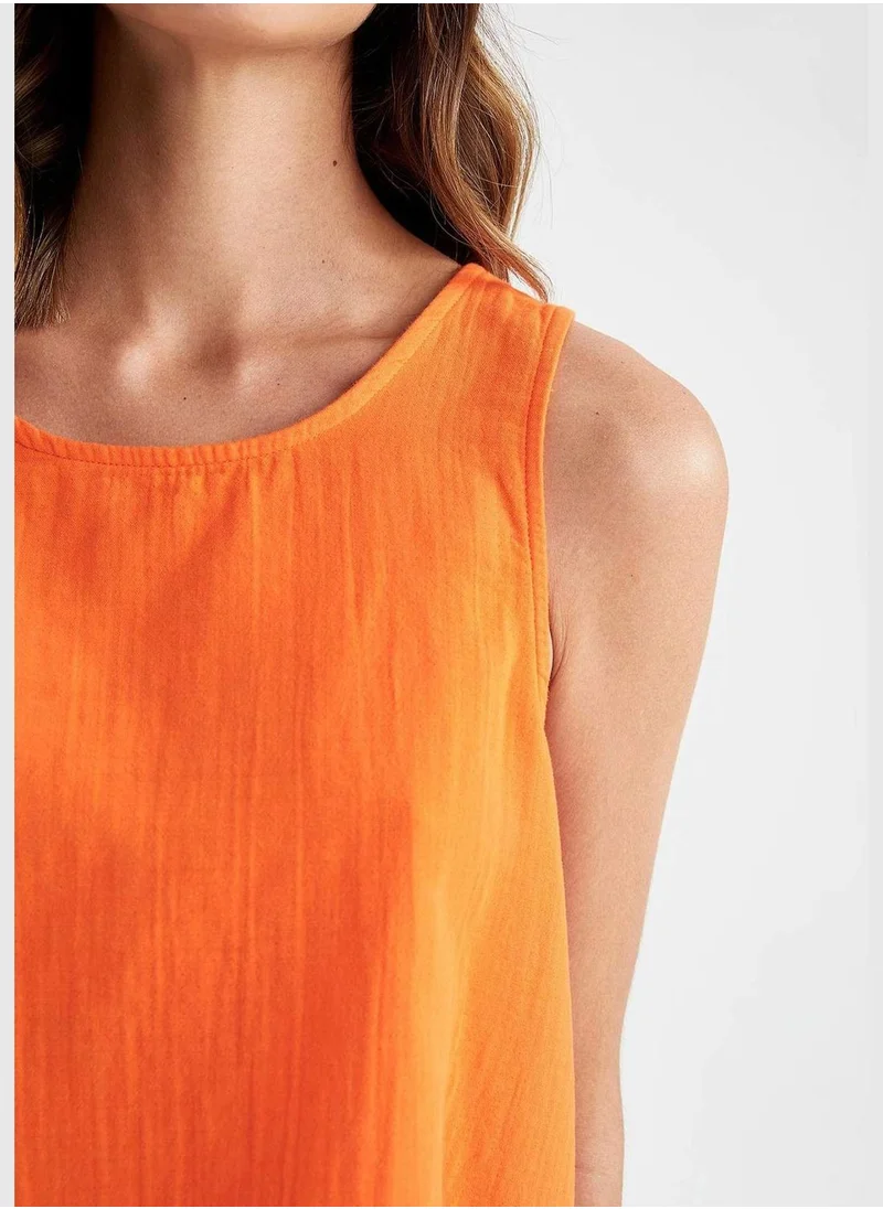 DeFacto Regular Fit Sleeveless Pyjama Top
