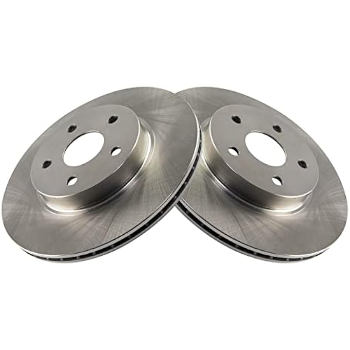 ريحني مجموعة TRQ Disc Brake Rotor الأمامية متوافقة مع 9600 تويوتا راف 4 راف4 الجديدة - Image 4