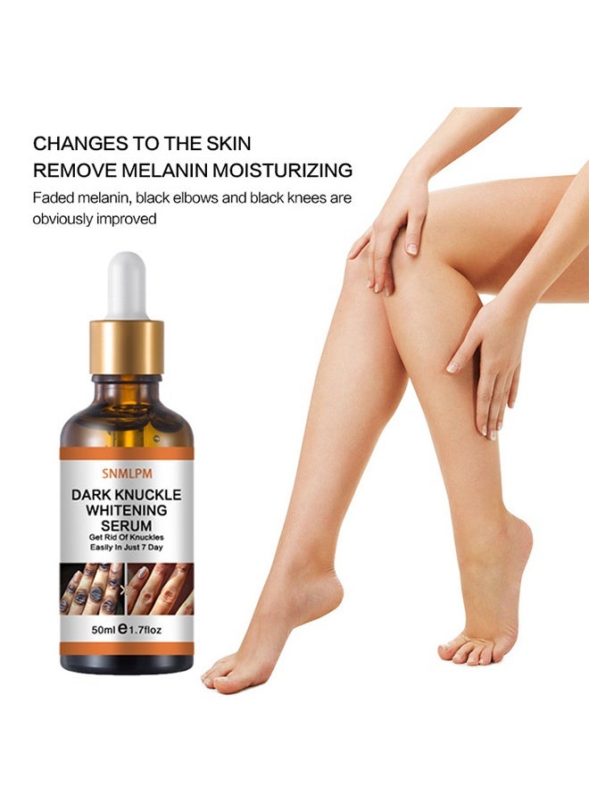SNMLPM Dark Knuckle Whitening Serum, 7 Days Treatment For Dark Spots In Hand And Feet Knuckles Exfoliating Improves Dullness Powerful Whitening Effect For Men And Women 50ml - Image 4