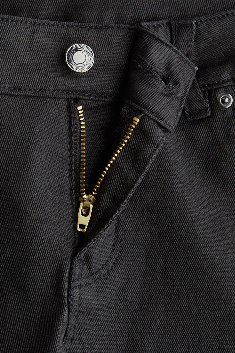 اتش اند ام جينز بقصة حافة واسعة وخصر منخفض