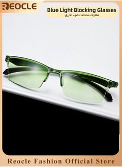 REOCLE Anti Blue Ray Reading Glasses Portable Ultra-Light Readers Progressive Multifocus Computer Reading Glasses Multi Focus Eyeglasses Eyewear Anti Glare Eye Strain Ultralight for Men and Women  - Image 1