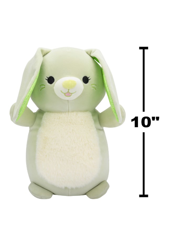 Squishmallows 10 inch Hara the Green Bunny Hugmee , Officially Licensed Kellytoy Plush Toy, Colorful Soft Toy, Gift for Kids, Girls & Boys Washable Squishy Stuff Toy Multicolor All Age  - Image 5