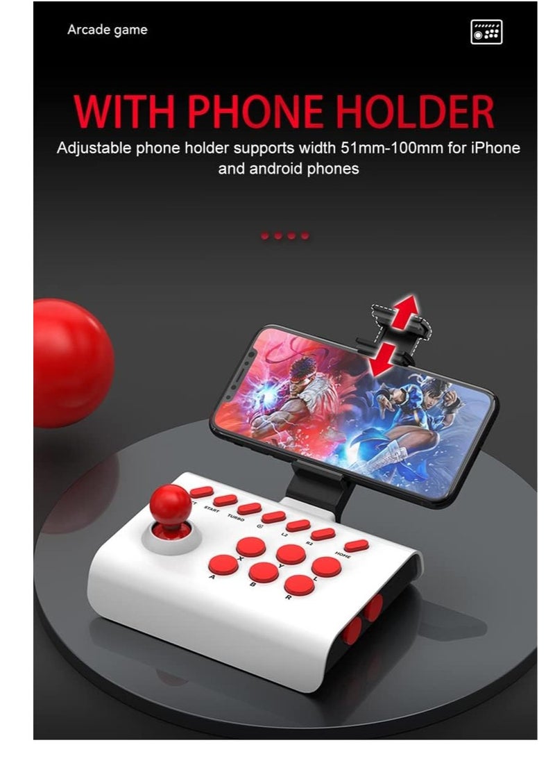 SYOSI - Fighting Game Controller for iPhone iOS Android PC Stick Nintendo Switch/PS3/PS4 Arcade Rocker Gamepad with Turbo & Marco Emulators/Cloud/PS Remote Play/Steam - Image 1