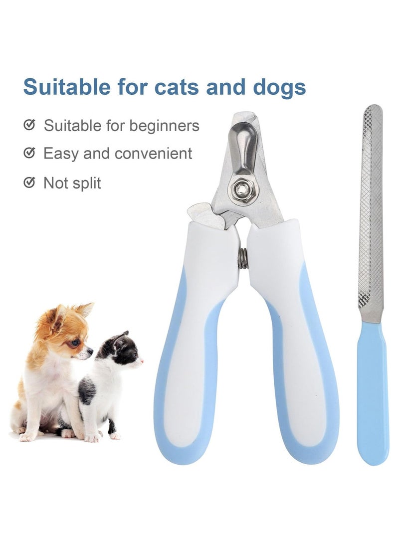 BLOOMING TIME Pet Nail Clippers And File Blue 15.5x7.5centimeter - Image 3