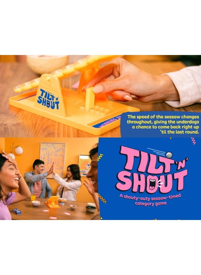 HALAMODO Big Potato Tilt ’n’ Shout – Fast-Paced Family Board Game for Adults & Kids - Shout Out Trivia Party Game with Categories & Bonus Content Board Games - Image 3