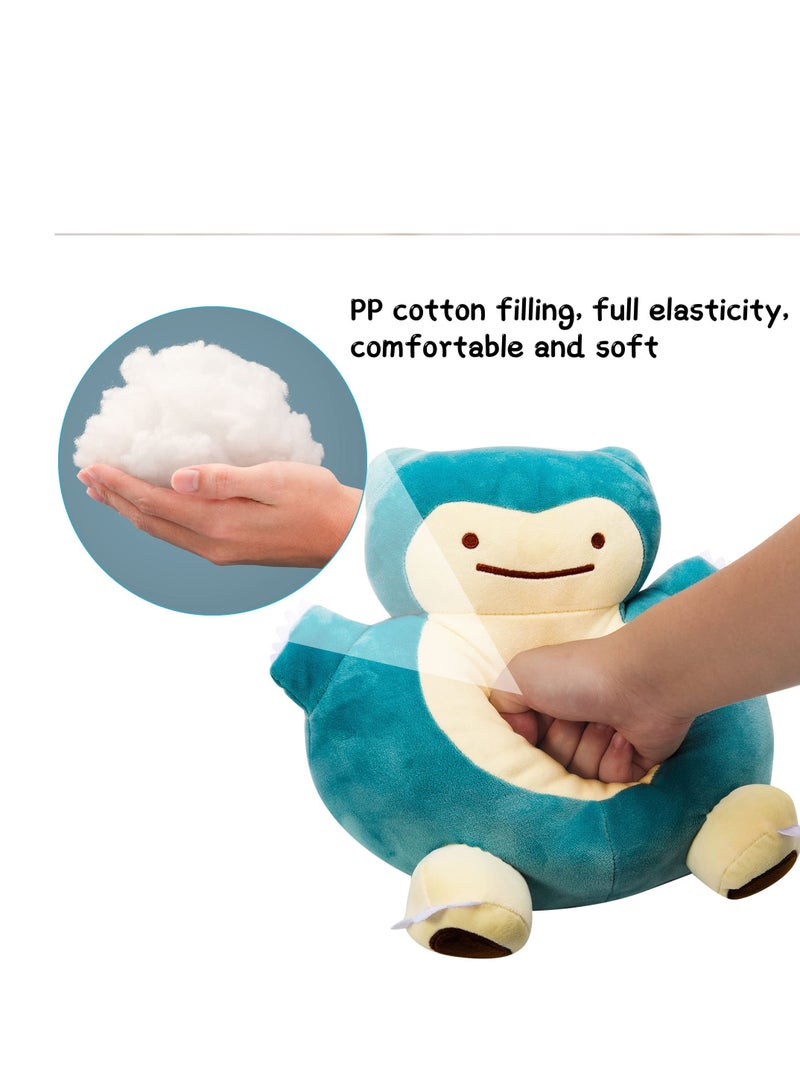 Reversible Jumbo Plush Ditto 12.6 Inch Soft Stuffed Toy Pillow Two Styles Suitable Birthday Gift for Kids - Image 3