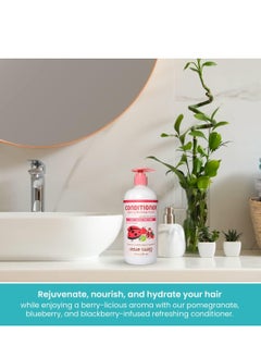 Little Twig Little Twig Detangling Conditioner, Natural Conditioner with Plant Derived Formula, Hair Conditioner with Essential Oils and Extracts, Suitable for Whole Family, Berry Pomegranate, 17 fl oz.  - Image 3