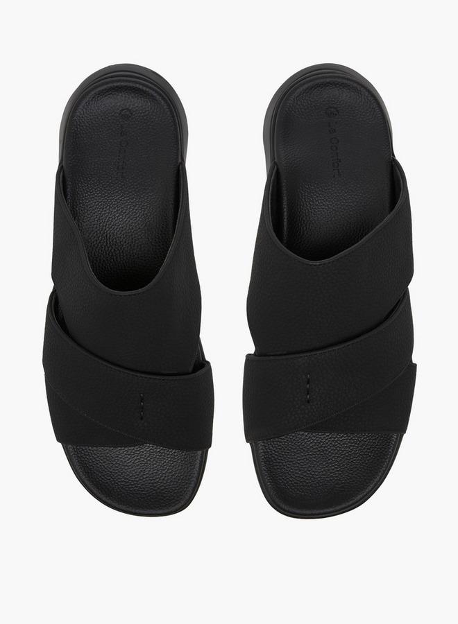 Le Confort Men Cross Strap Comfort Sandals - Image 1