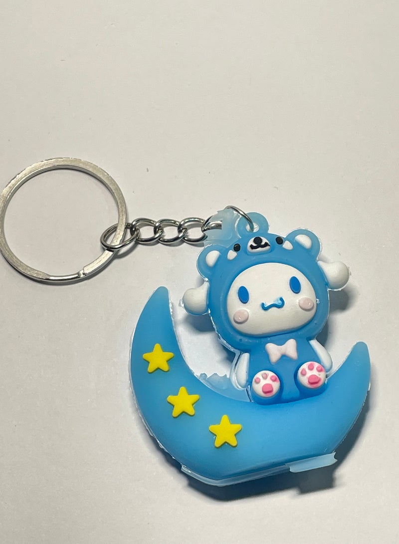 ميدالية مفاتيح كرتونية مميزة اكسسوار مميز سلسلة مفاتيح بتصميم شحصية سانريو كيرومي وميلودي يتناسب مع مفاتيح السيارة والمحفظة والحقيبة هدية رائعة وجميلة - Image 4