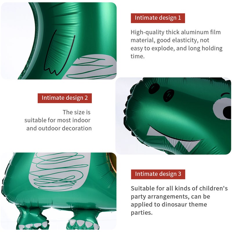 5pcs Dinosaur Balloon Aluminium Foil Balloon Child Birthday Party Decoration - Image 3
