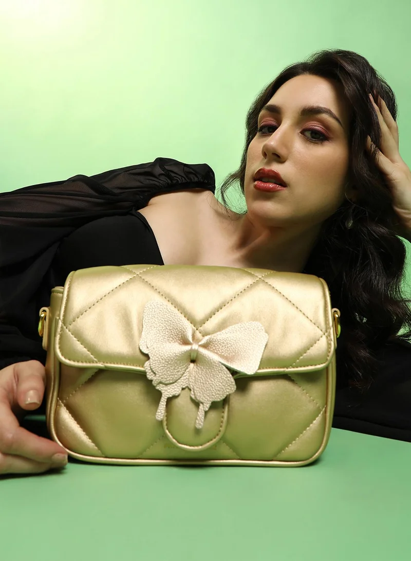 صوص هاوت حقيبة كتف فراشة مبطنة