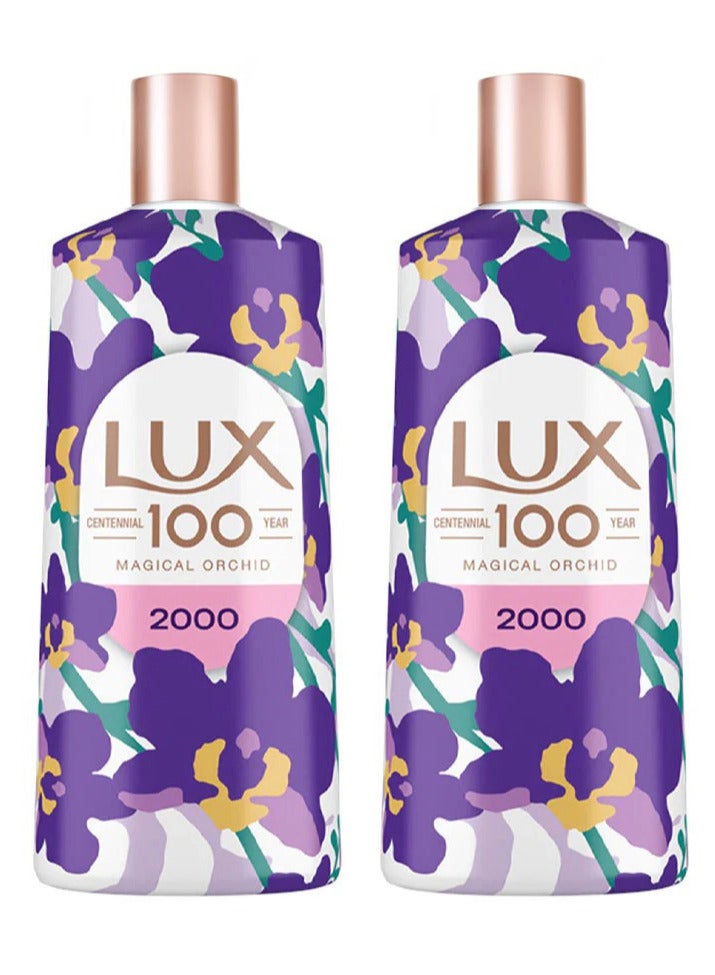لوكس عبوتين لوكس سحر زهرة الأوركيد غسول جسم عطري 500 مل - Image 1