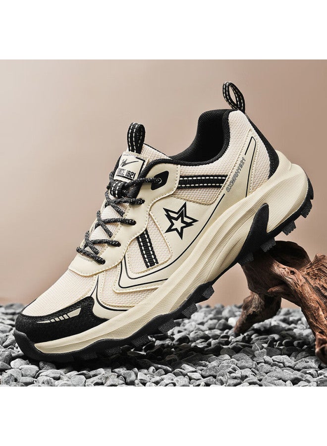 Double Star Men's Hiking Shoes Trail Running Mesh Breathable Non-slip Durable Travel Shoes - Image 4