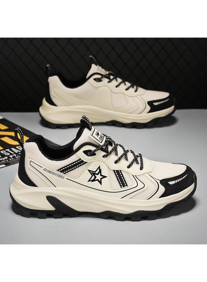Double Star Men's Hiking Shoes Trail Running Mesh Breathable Non-slip Durable Travel Shoes - Image 2