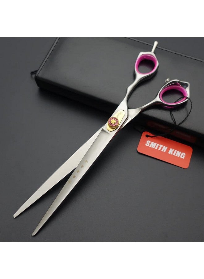 Smithking Professional Dog Grooming Shears Set Dogs Straight & Thinning & Curved Scissors & Chunkers Scissorswith Comb In 1 Set For Right-Handed & Left-Handed (8.0 Silvery Right-Handed) - Image 3
