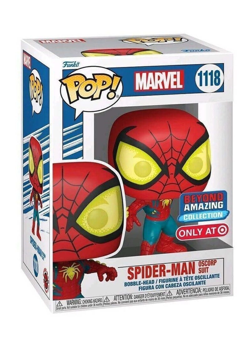 Funko Pop! - Funko Pop! Super Heroes : Marvel Spider Man Oscorp Suit  Beyond Amazing Collection - Image 1