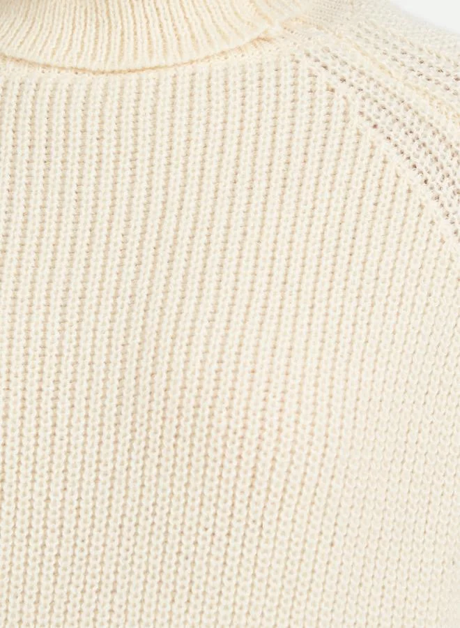 Styli Oversized Longline Cape Sleeves Sweater