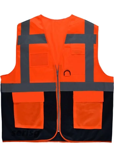 فينتو Reflective Pocket Engineer Type Vest Orange