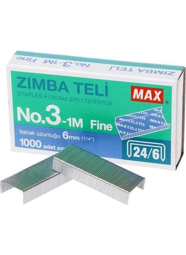 Adel Max Staple No 3-1M 20 Pcs 