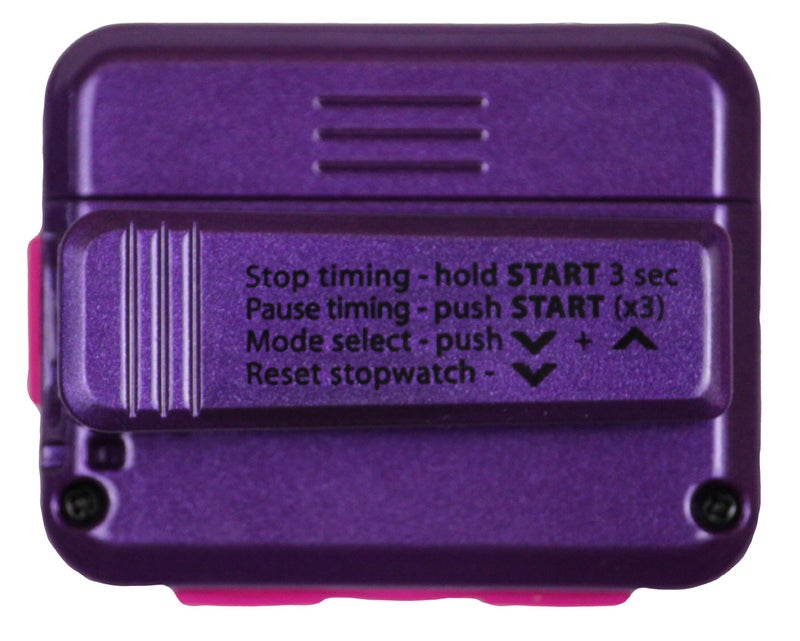 Gymboss Interval Timer and Stopwatch - Violet/Pink Metallic Gloss - Image 3