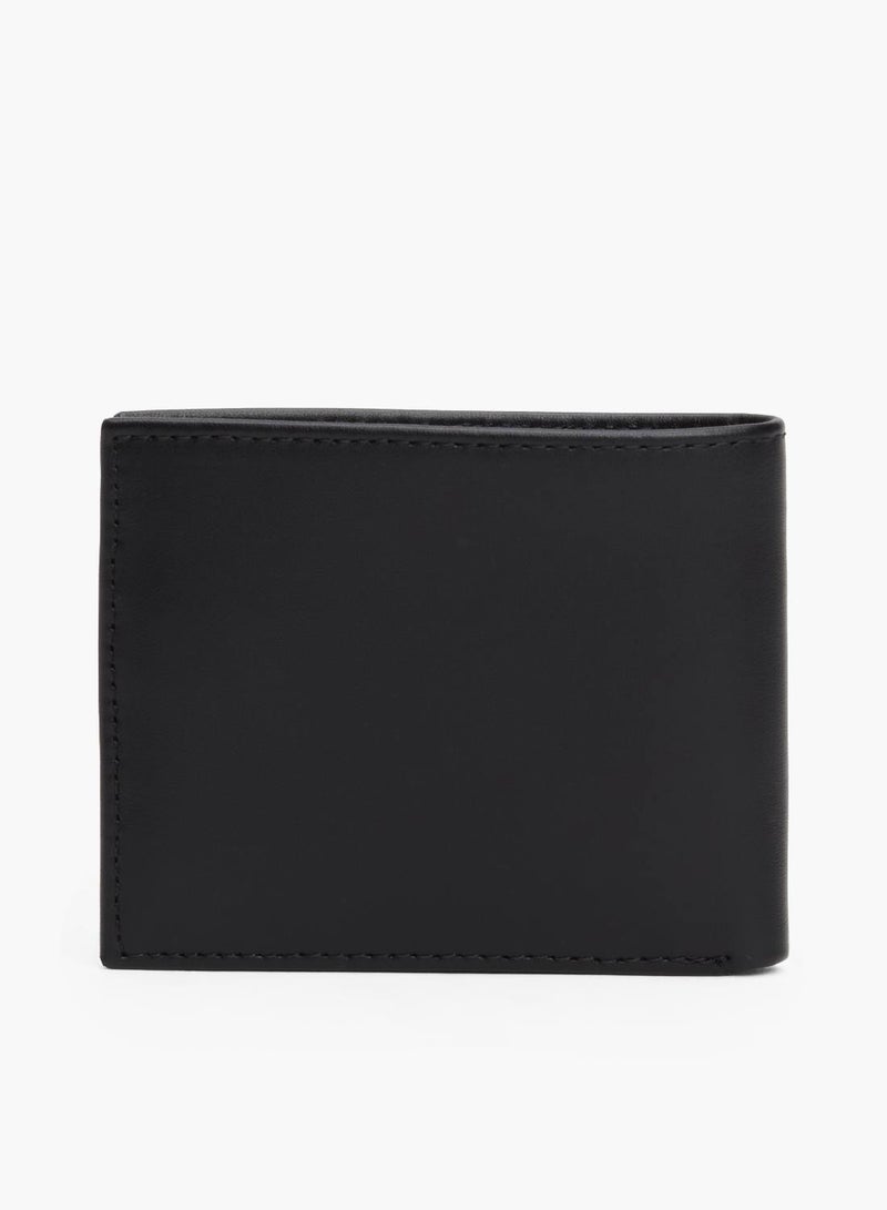 تومي هيلفيغر محفظة صغيرة بتصميم مطوي من الجلد للرجال، أسود - Image 2