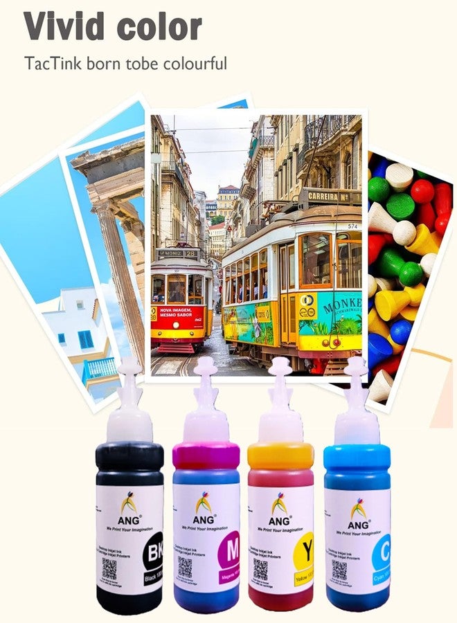 ANG Compatible Refill Ink for Cannon Pixma Printer 400ml Suitable for E500, E510, E400, E410, E560, E470, E480, E417, E600, E610, E477 MG Series, MP Series, IP Series etc. with 4 Syringes - Image 5