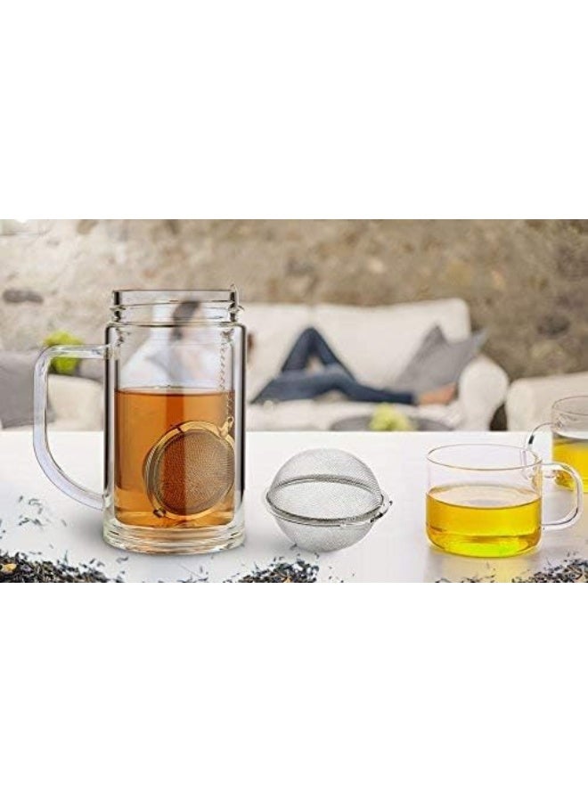 2pcs Stainless Steel Mesh Tea Ball 5CM Tea Strainers Teas Infuser Strainer Filters for Teas - Image 4