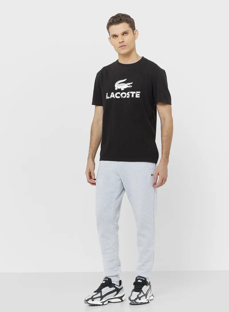 LACOSTE Slim Fit Brushed Fleece Sweatpants