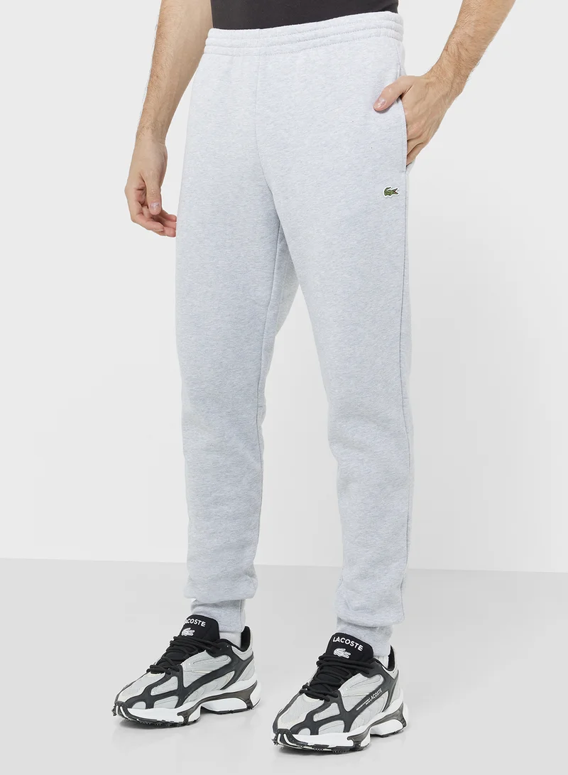 LACOSTE Slim Fit Brushed Fleece Sweatpants