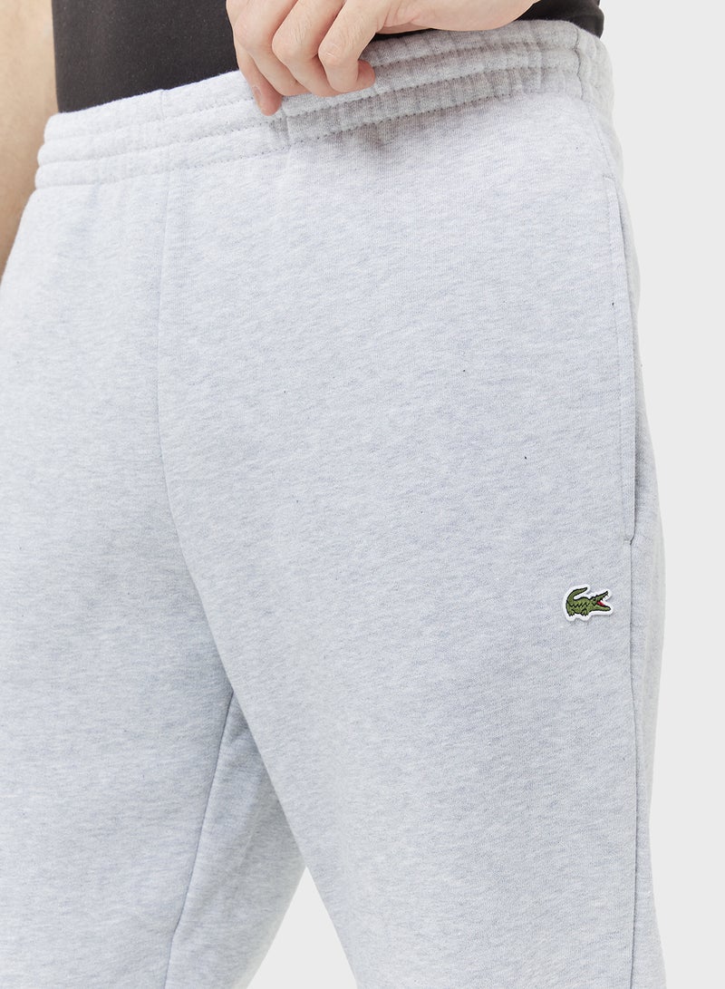 LACOSTE Slim Fit Brushed Fleece Sweatpants - Image 4