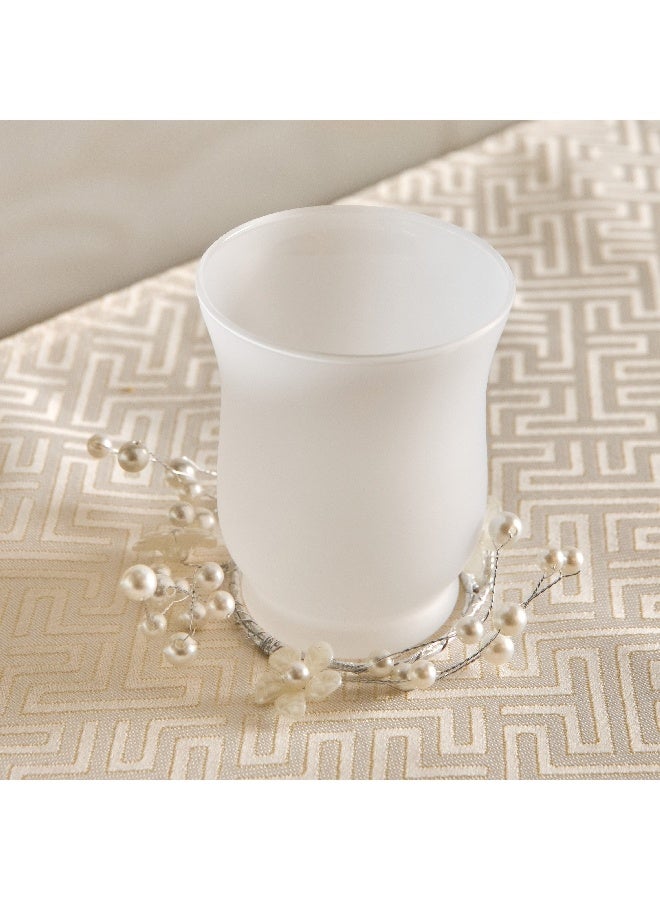 Home Box Ruse Glass Embellished Candleholder 9 x 11 x 9 cm - Image 4