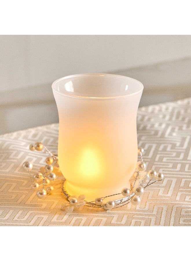 Home Box Ruse Glass Embellished Candleholder 9 x 11 x 9 cm - Image 3