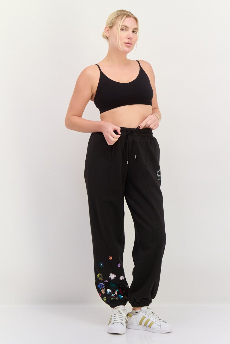 PUMA Women Sportswear Fit Drawstring Outdoor Pants, Black Combo - Image 4